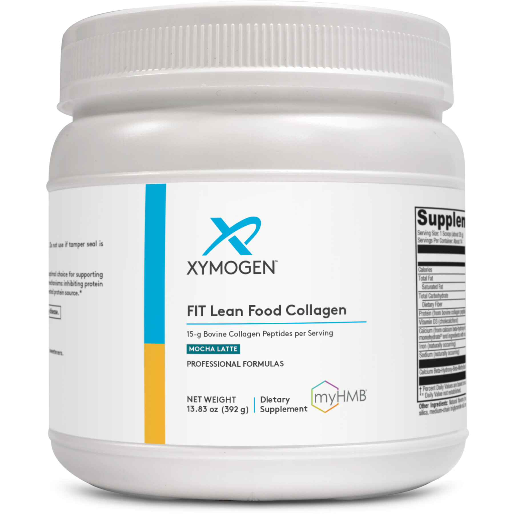 FIT Lean Food Collagen Peptides - Mocha Latte | Xymogen